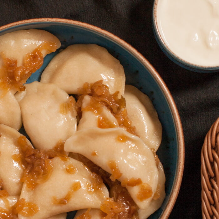 Pierogi z ziemniakami i twarogiem