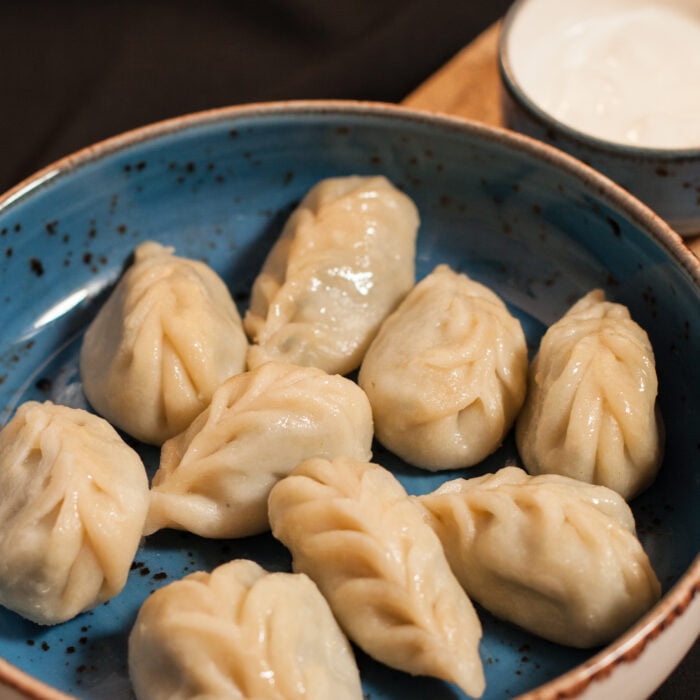 Pierogi z serem i szpinakiem