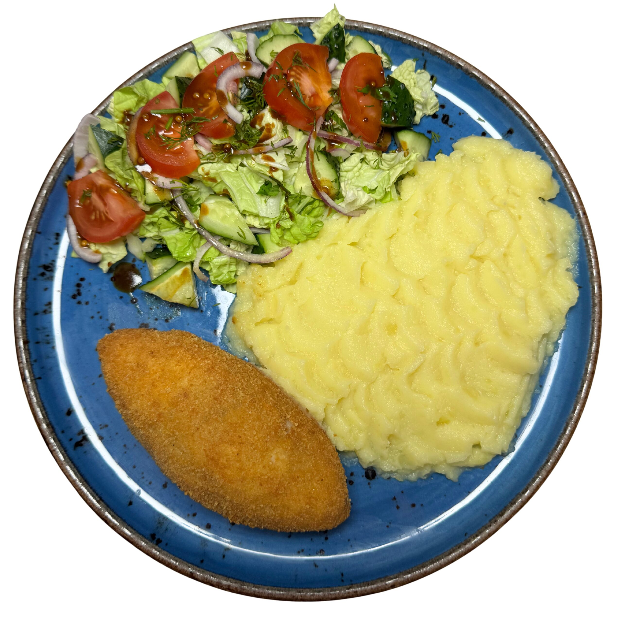 Kotlet po kijowsku z fileta – Pieczony Dzik Kotlet po kijowsku z chrupiącą panierką serwowany w restauracji Pieczony Dzik we Wrocławiu