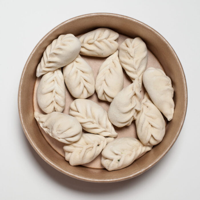 Pierogi z serem i szpinakiem