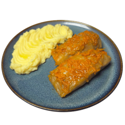 Gołąbki z ziemniakami tłuczonymi